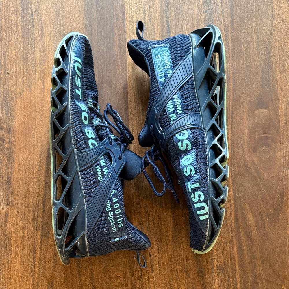 Just So So Navy Blue Athletic Running Sneakers